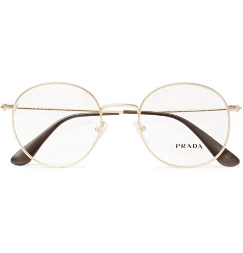 prada circle glasses|prada round glasses frames.